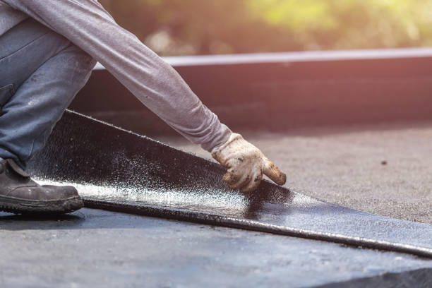 Professional Exterior Waterproofing technician working in Jasper, IN